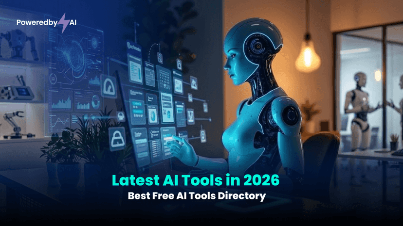 Latest AI Tools in 2026 – Best Free AI Tools Directory