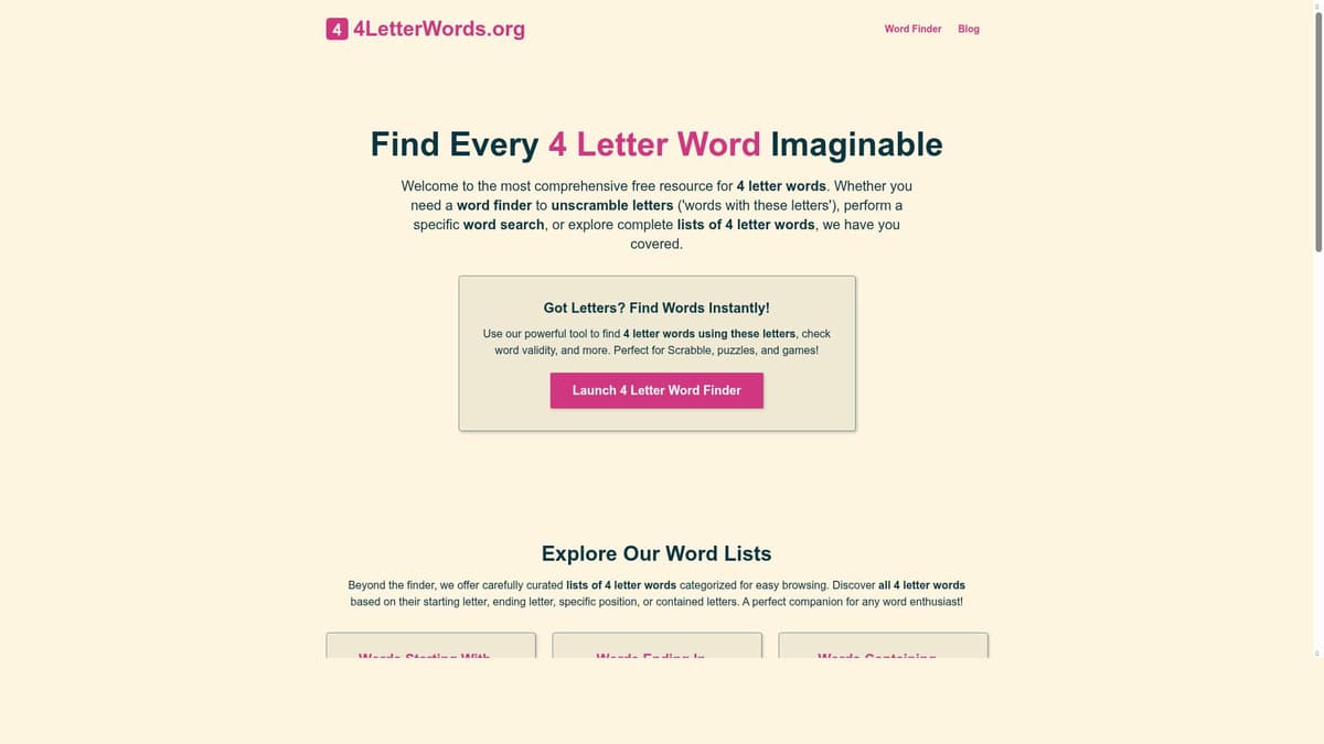 4LetterWords