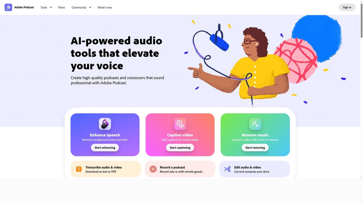 Adobe Podcast Enhance Speech v2