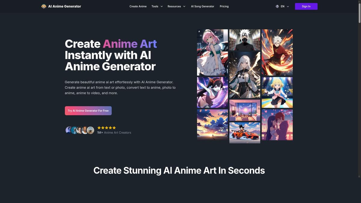 AI Anime Generator