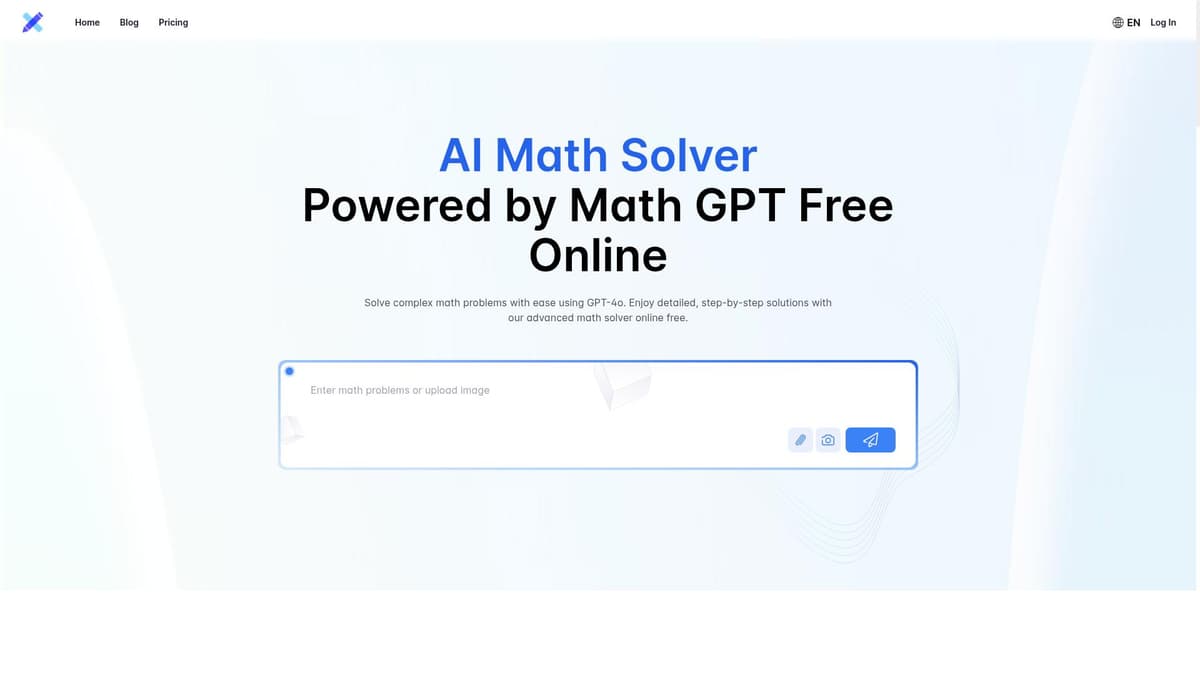 AI Math Solver by GPT-4o Free Online