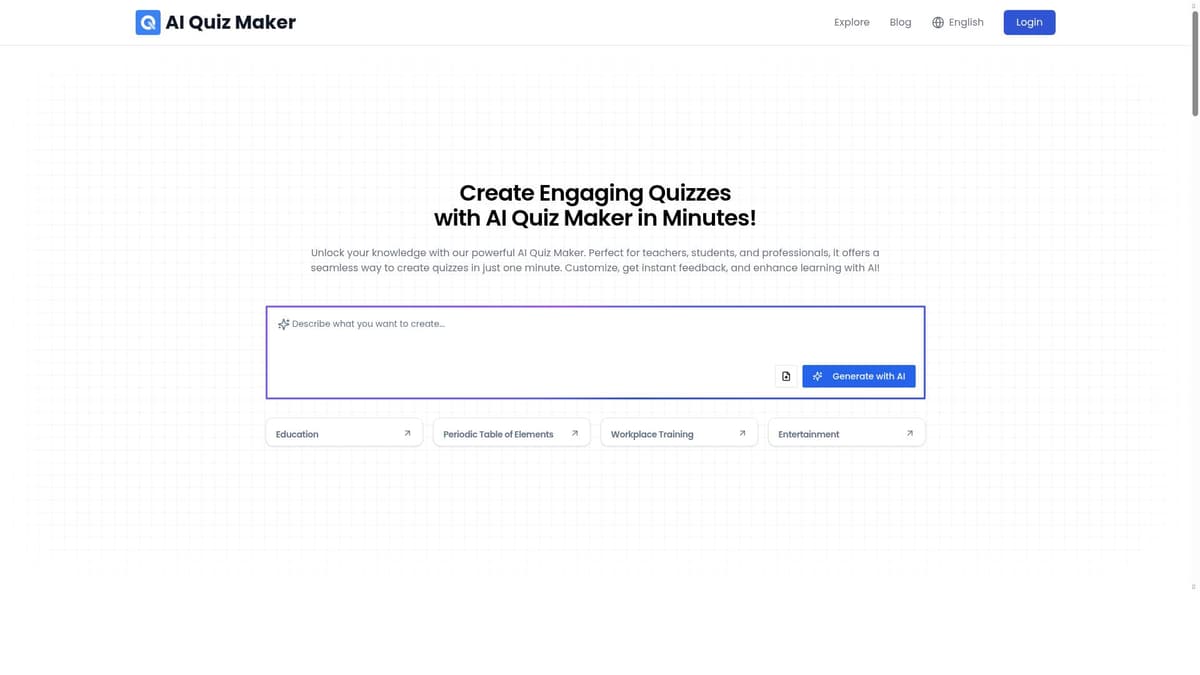 AI Quiz Generator