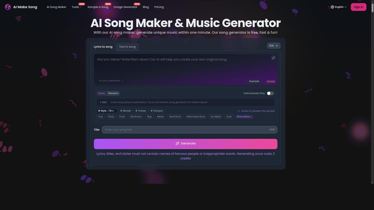 AIMakeSong