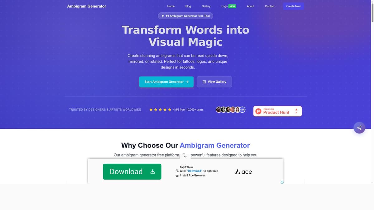 Ambigram Generator Online