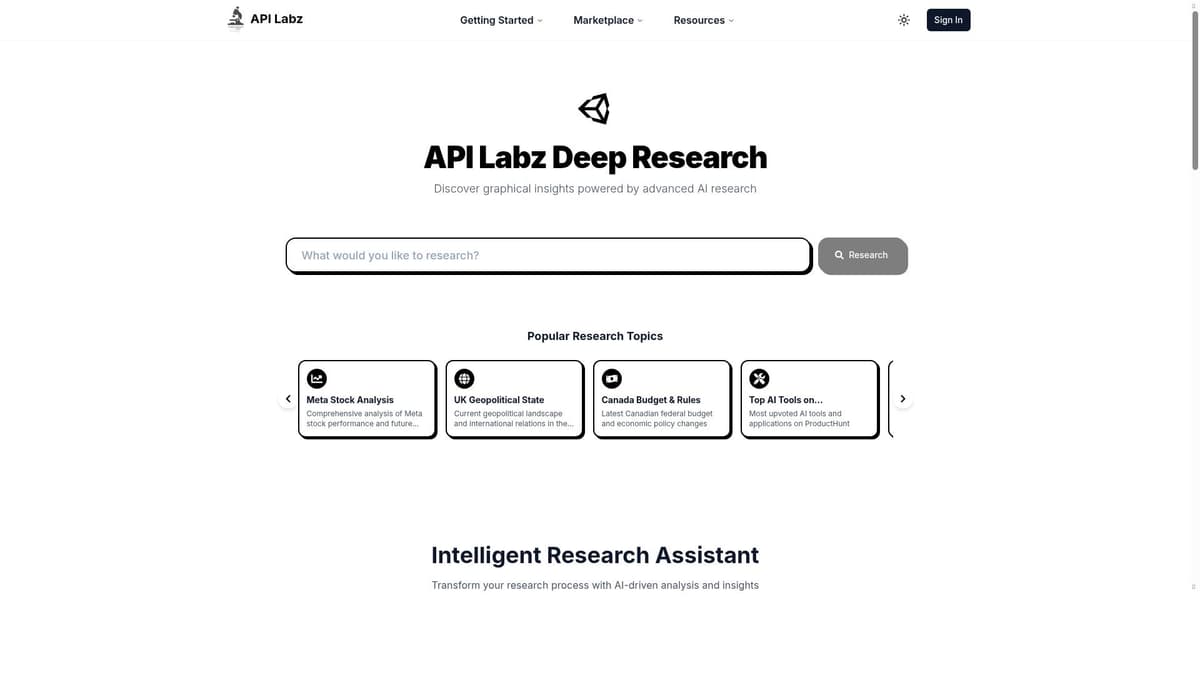 API Labz - Deep research