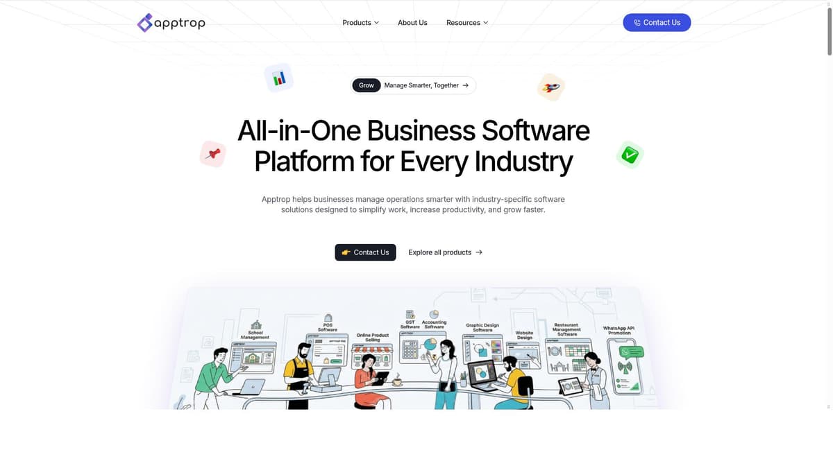 Apptrop - Cloud Based Business App Suite