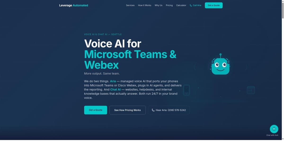 Aria by Leverage Automated