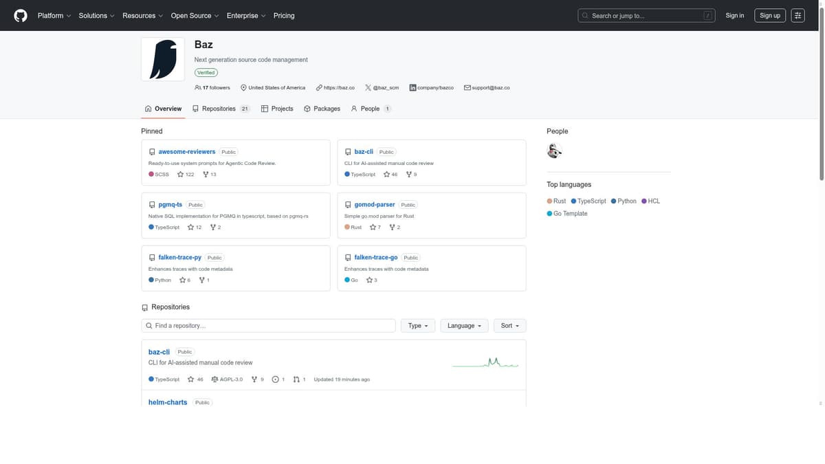 Baz AI Code Review