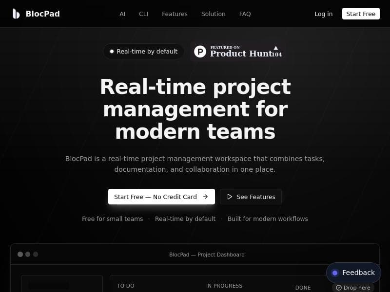 BlocPad - Project & Team Workspace