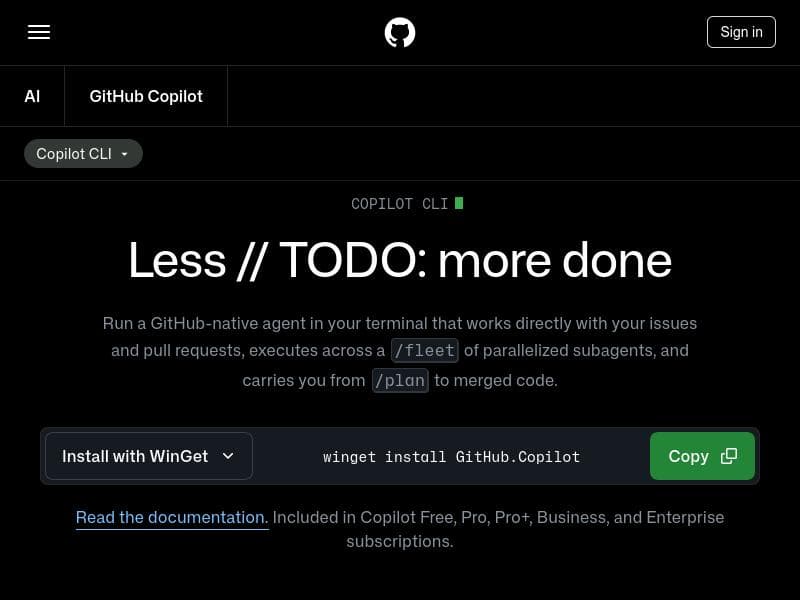 Github Copilot CLI