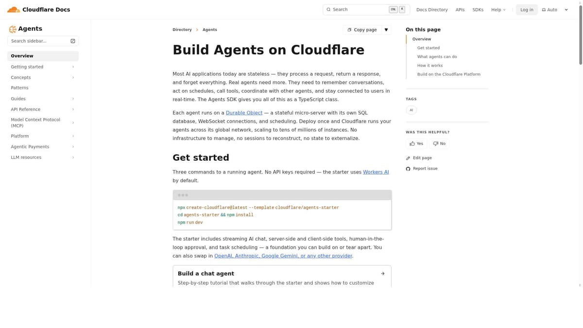 Cloudflare Agents