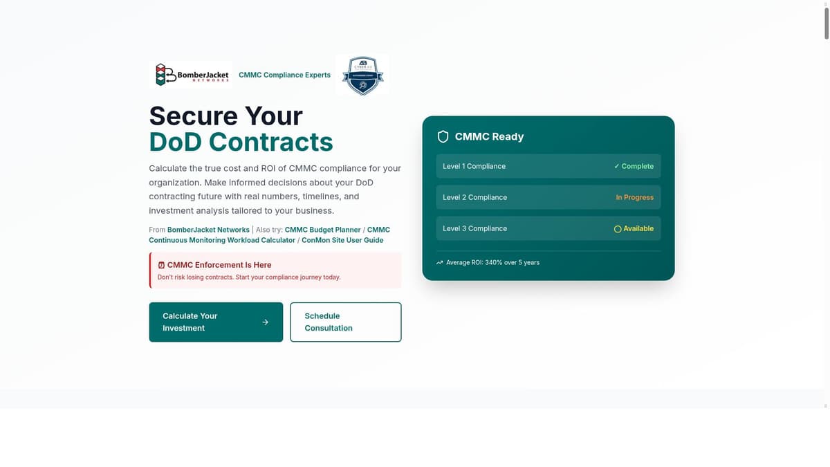 CMMC ROI