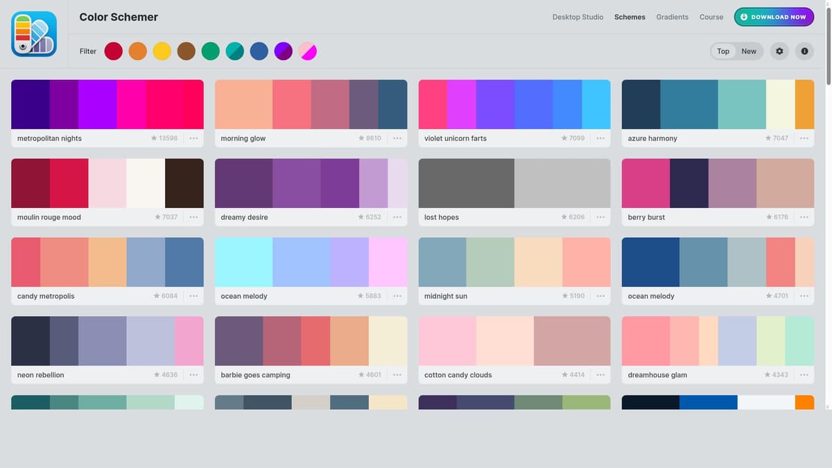 Color Scheme Gallery