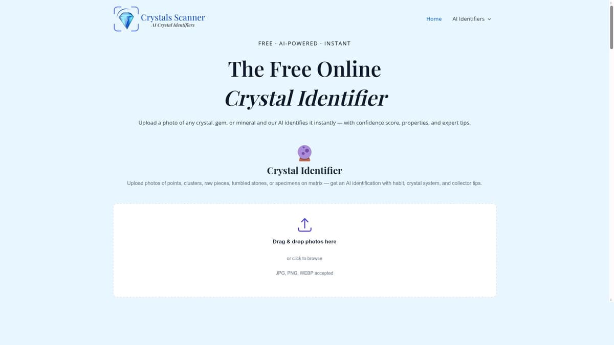Crystals Scanner