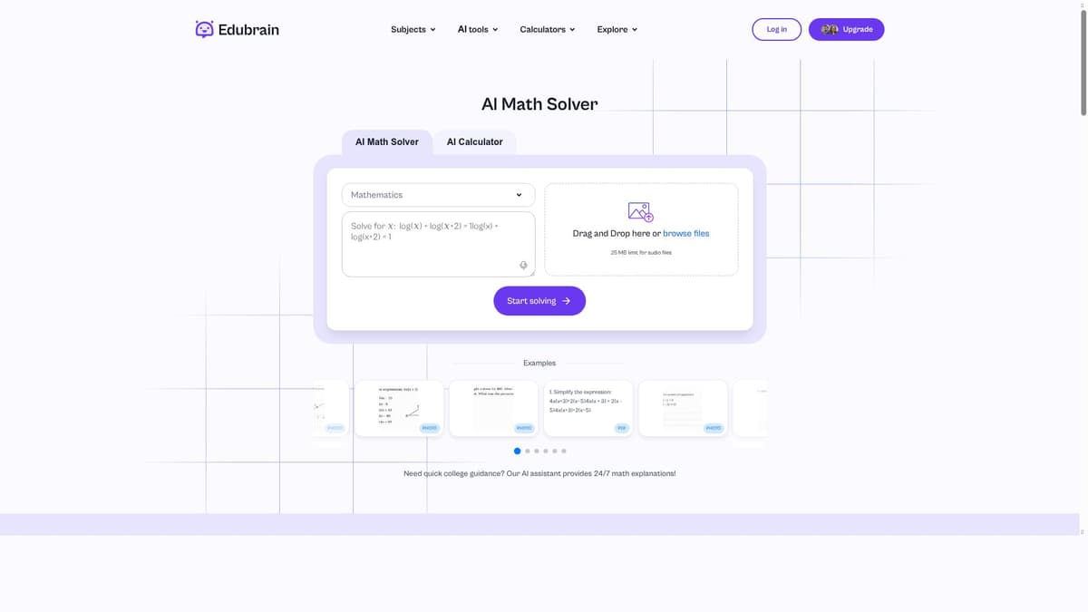 EduBrain Math Solver