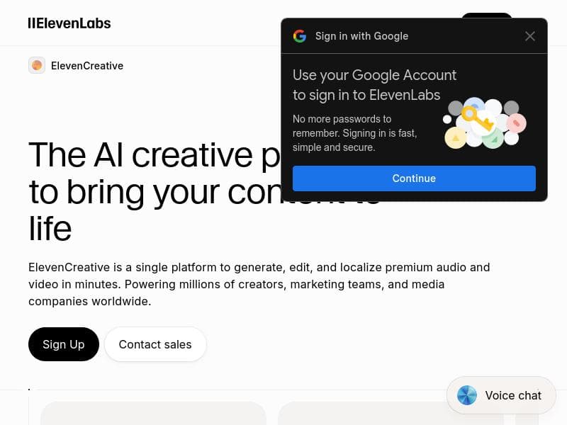 ElevenCreative by ElevenLabs