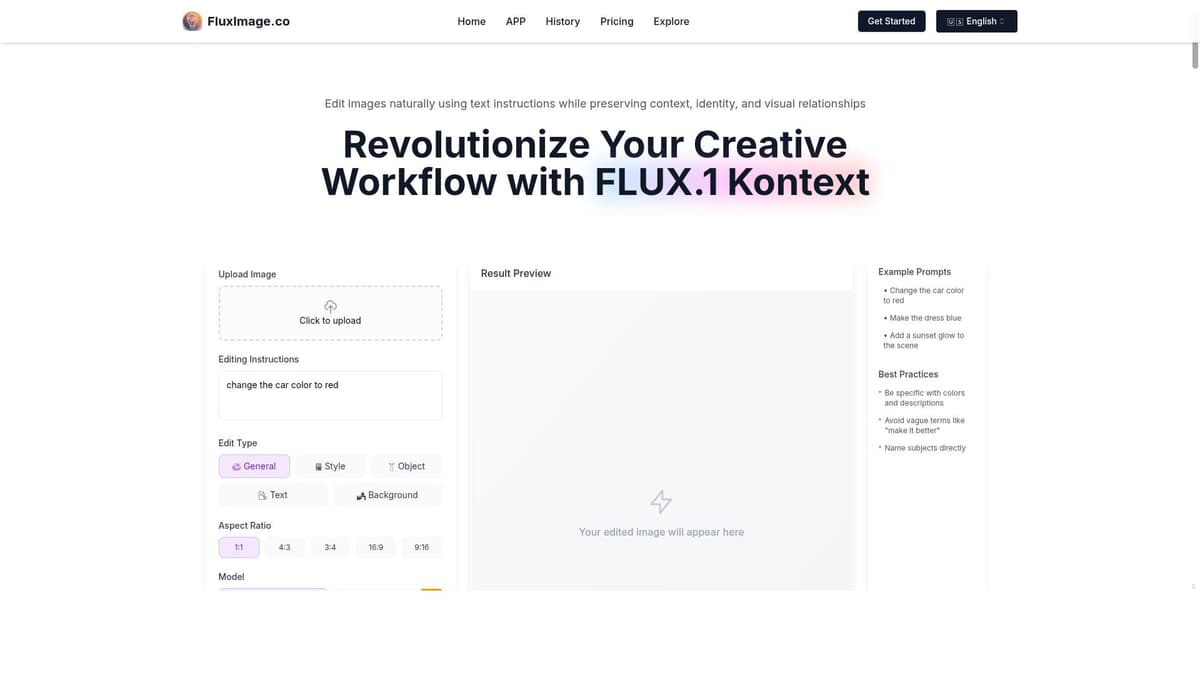 Flux Image AI Generator | Flux.1 AI Image