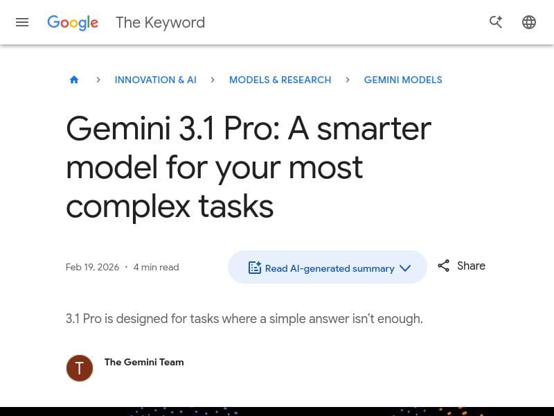 Gemini 3.1 Pro