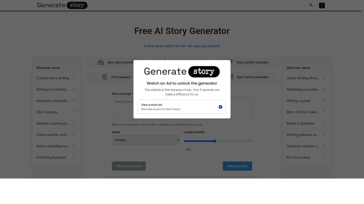 Generate Story