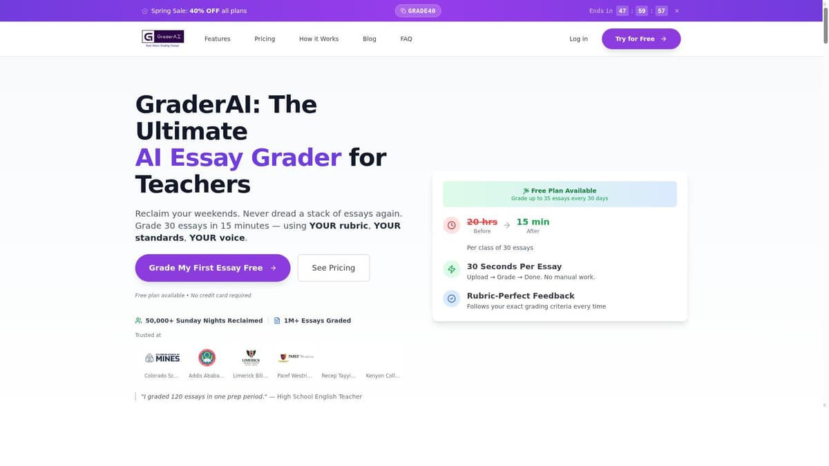 AI Essay Grader