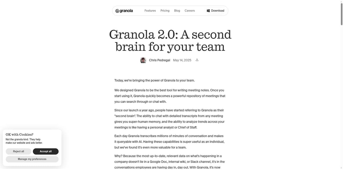 Granola 2.0