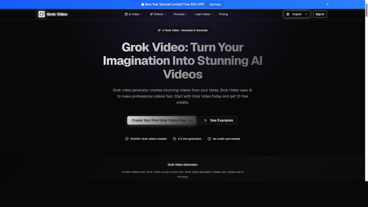 Grok Video