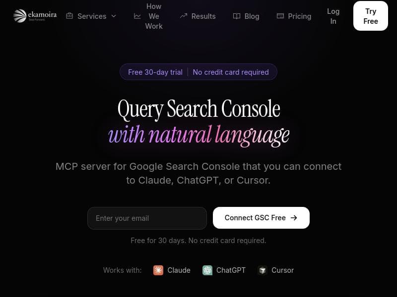 Ekamoira Google Search Console MCP