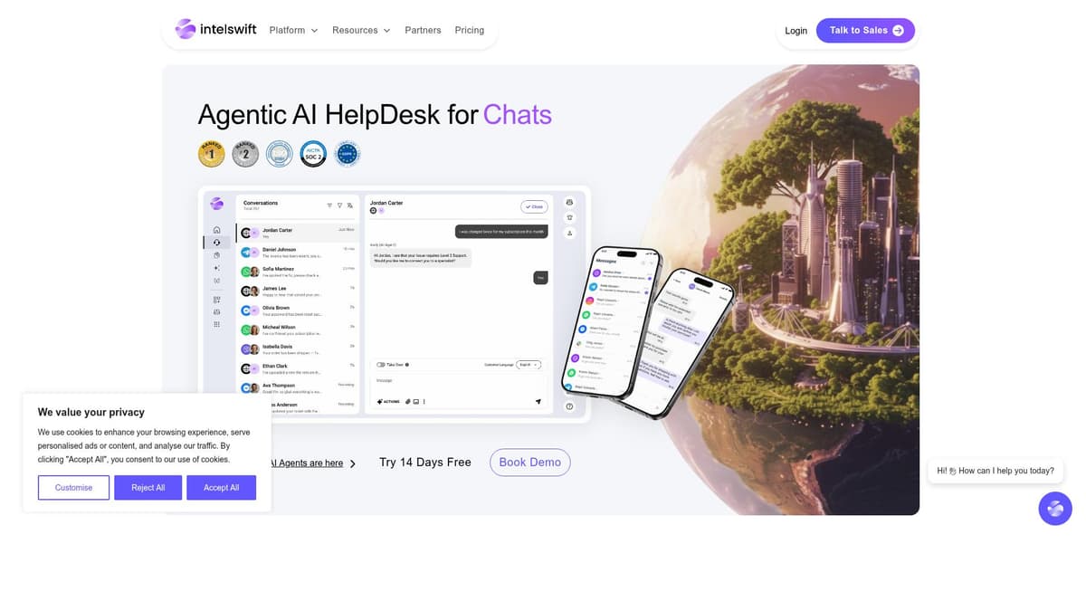 Intelswift AI Agents Marketplace