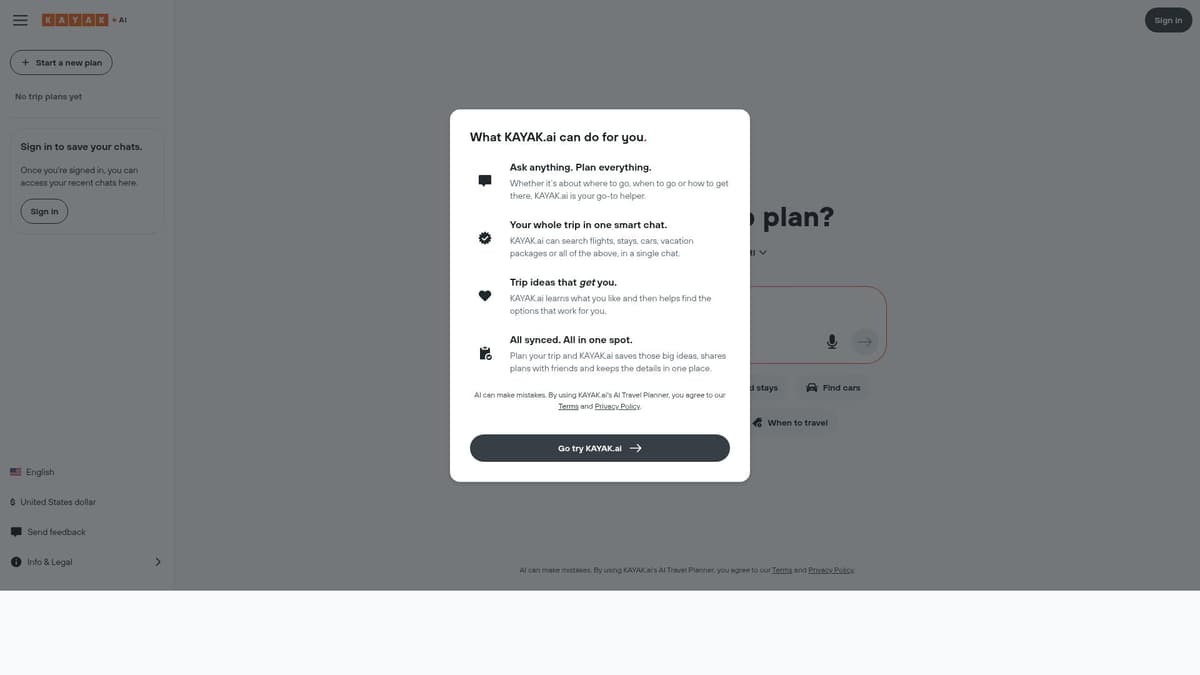 KAYAK.ai Beta