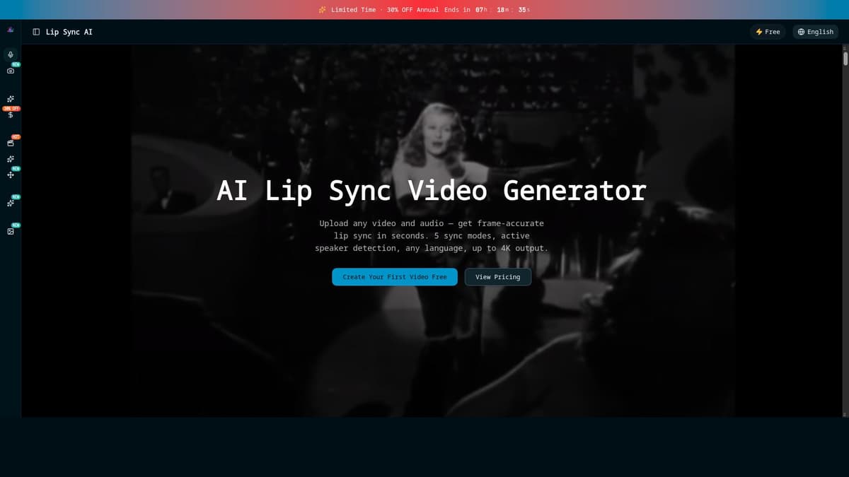 AI Lip Sync Generator