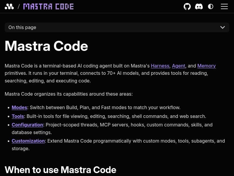 Mastra Code