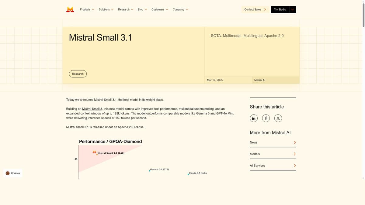 Mistral small 3.1