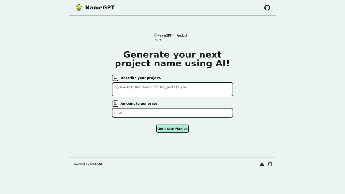 NameGPT