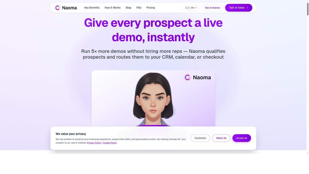 Naoma AI Demo Agent