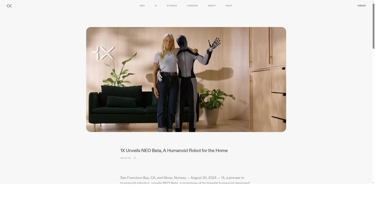 NEO beta by 1X Technologies