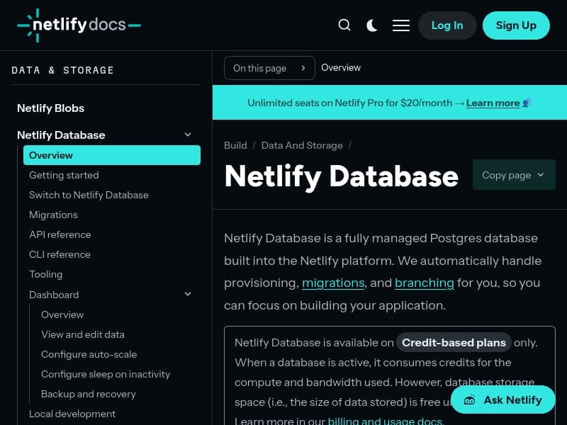 Netlify Database