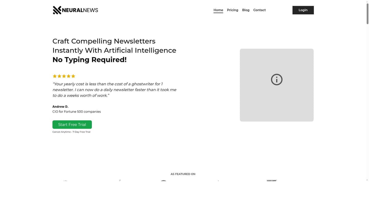 Neural Newsletters