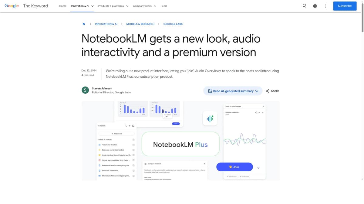 NotebookLM Discover Sources