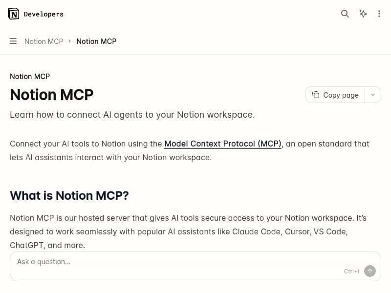 Notion MCP