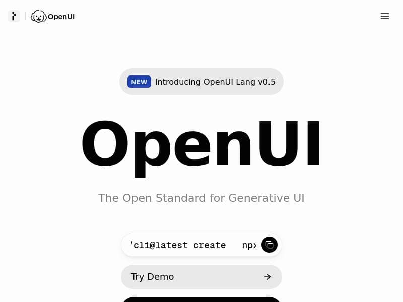 OpenUI