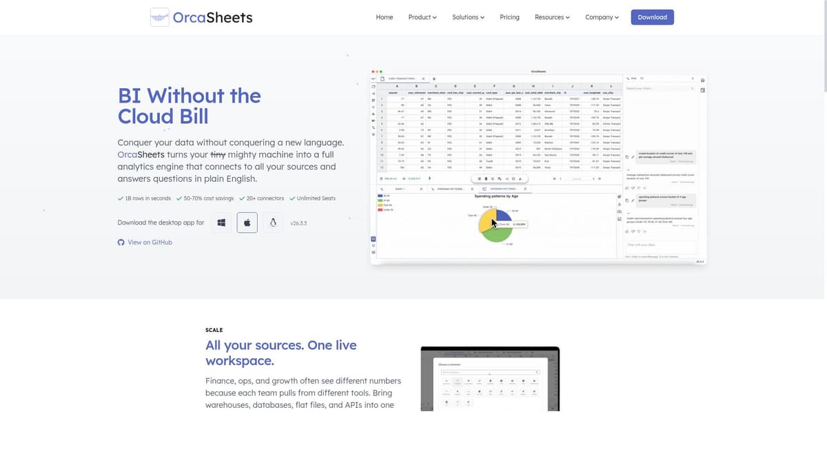 OrcaSheets