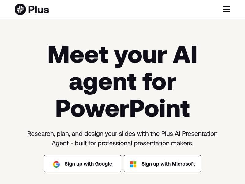Plus AI Presentation Agent