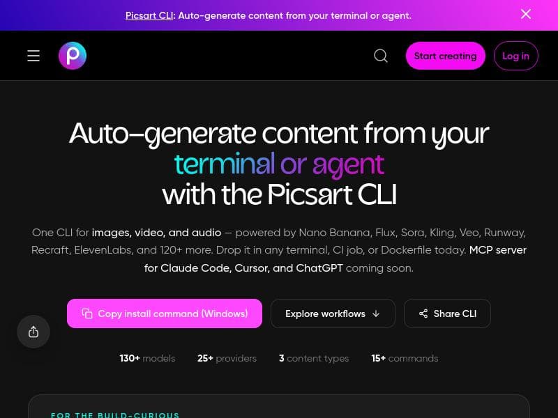 Picsart CLI 