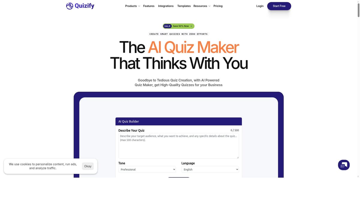 AI quiz maker