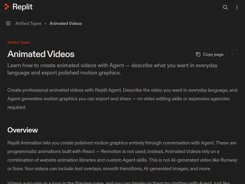 Replit Animated Videos