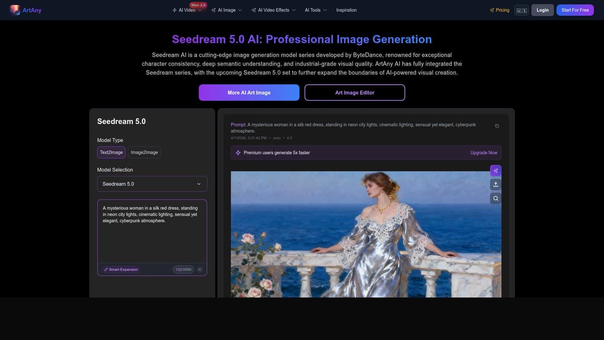 Seedream 5.0 AI Image Generator