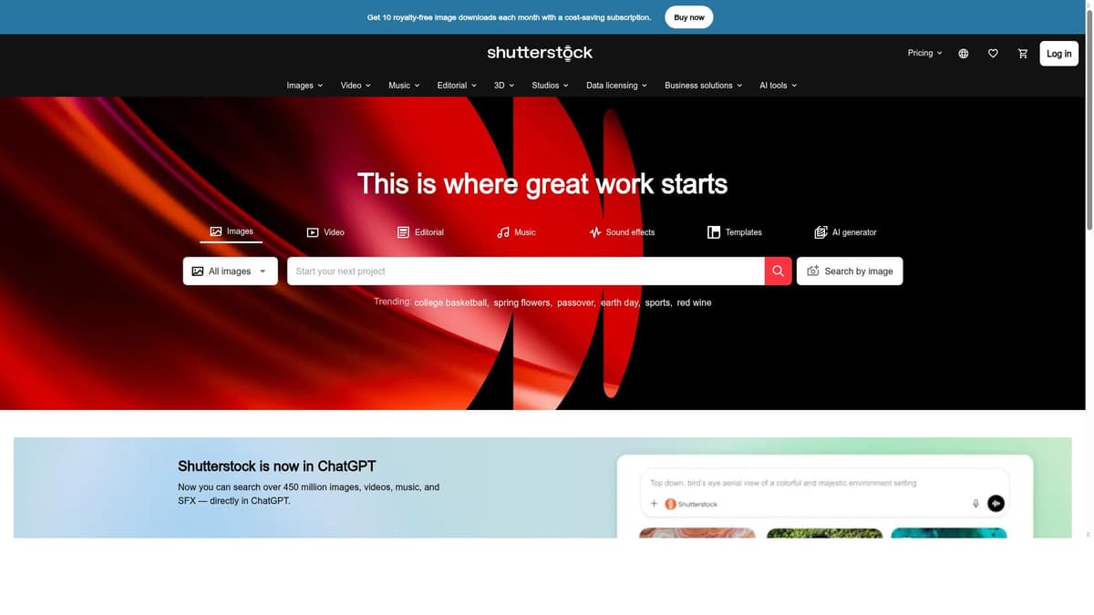 Shutterstock AI Image Generator
