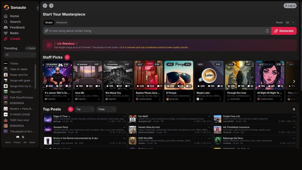 Sonauto v2 Beta