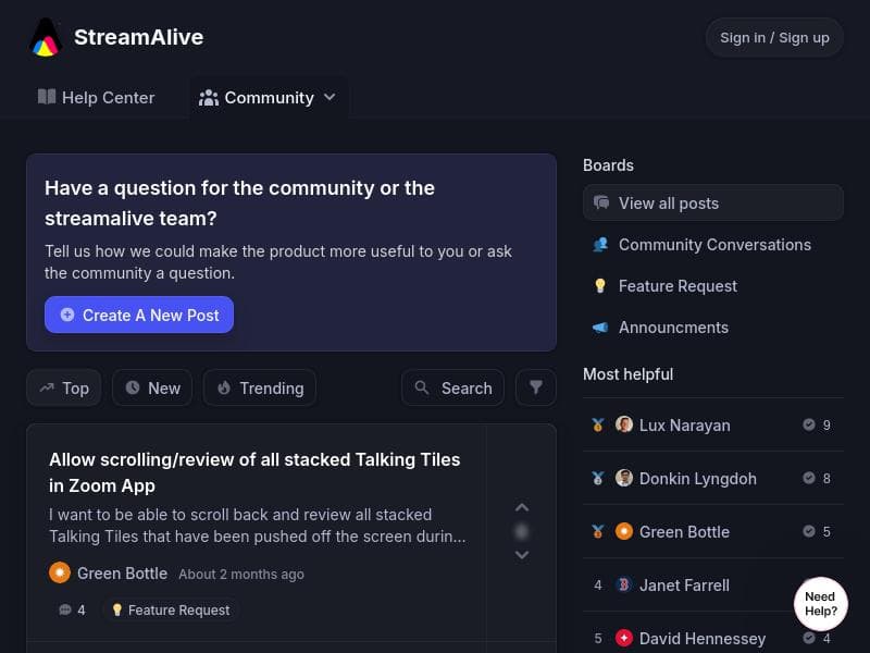StreamAlive