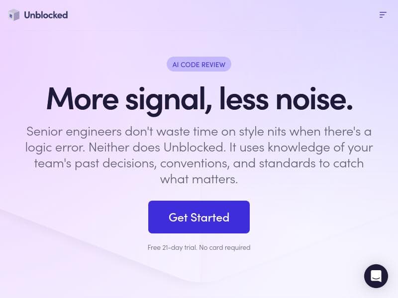 Unblocked Code Review
